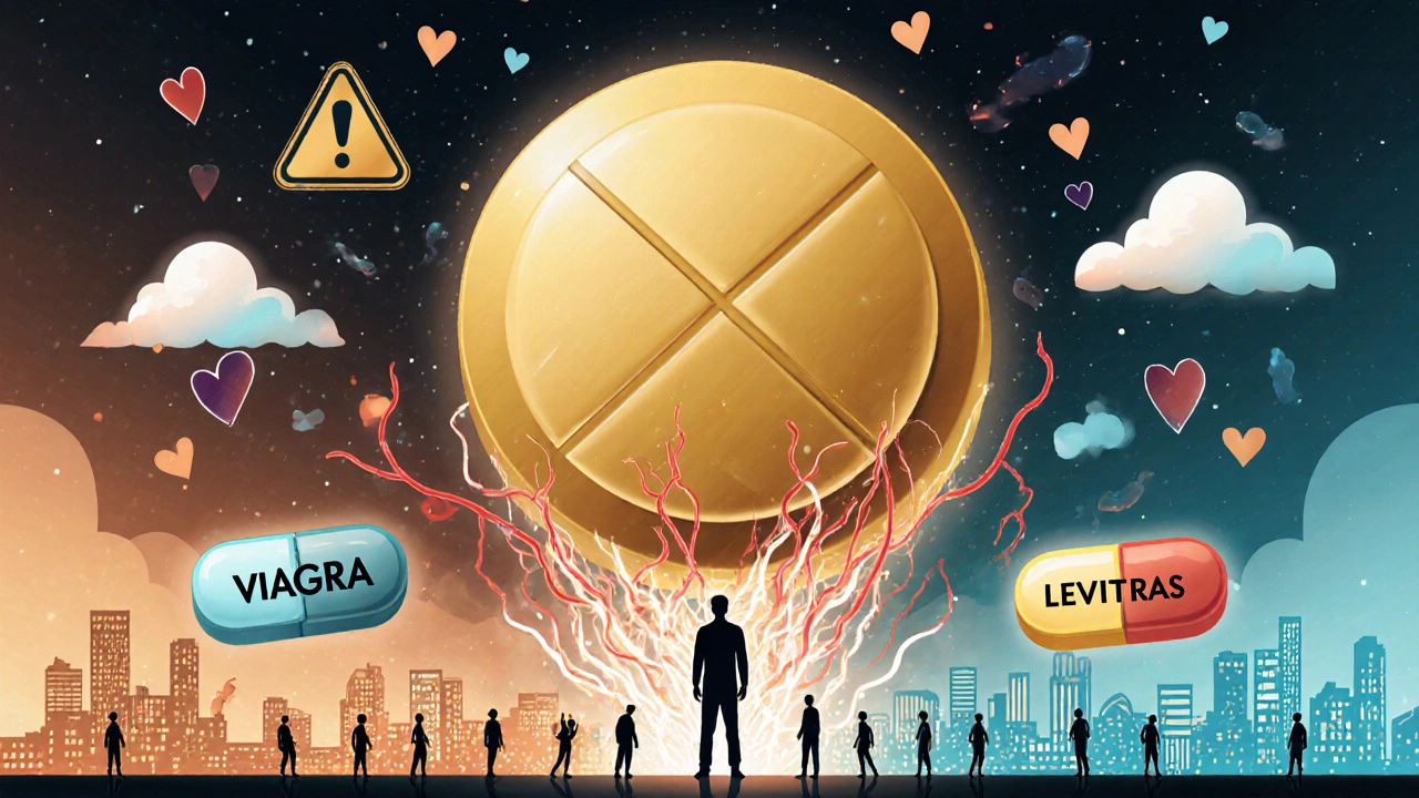 カマグラゴールド(シルデナフィル)と他のED治療薬の比較