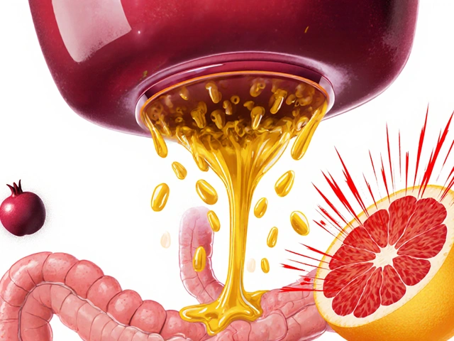 ザクロジュースと薬の相互作用：グレープフルーツと同じようにCYP酵素に影響する？