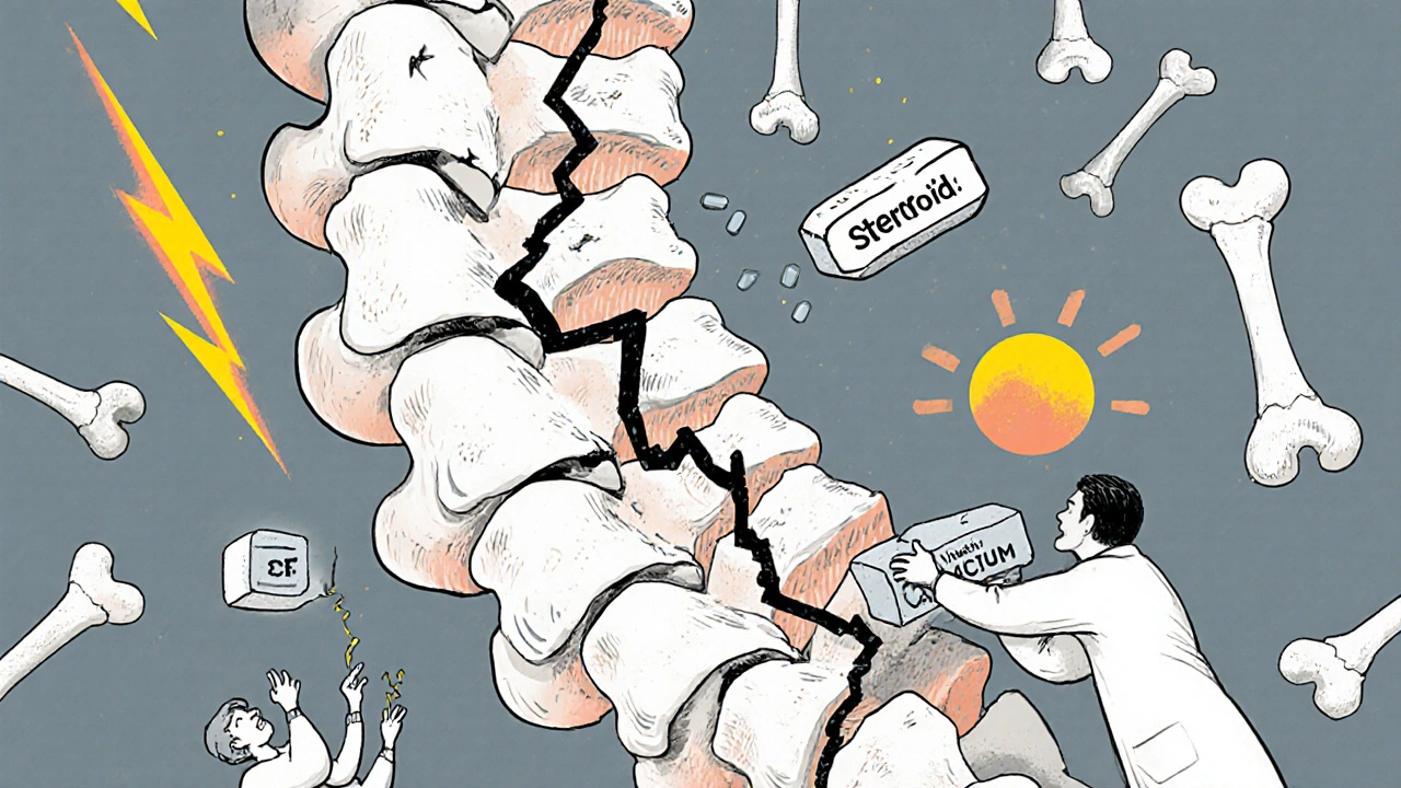 長期ステロイド使用による骨粗鬆症の予防策：医療現場で実践される最新ガイドライン