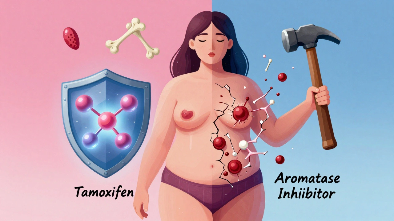 乳がんのホルモン療法：タモキシフェンとアロマターゼ阻害剤の違いと選び方