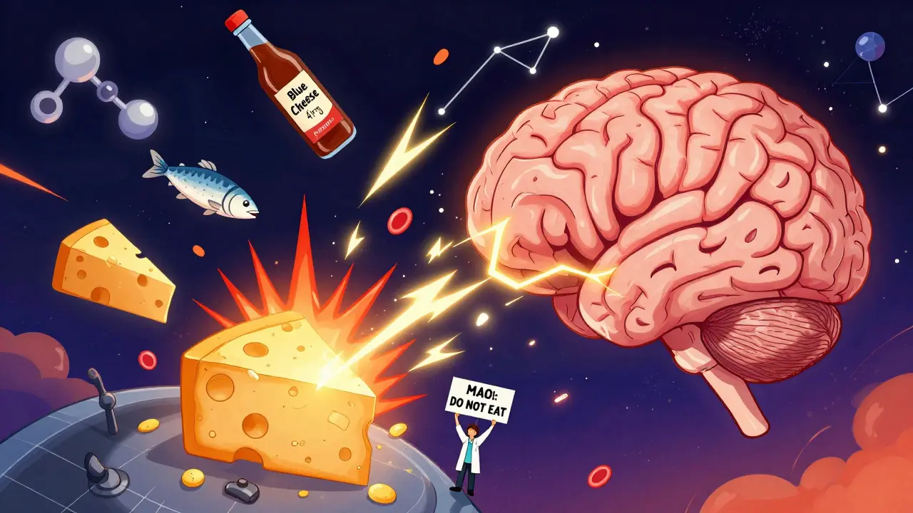 チラミン豊富な食品とMAO阻害薬：高血圧危機を避けるための完全ガイド