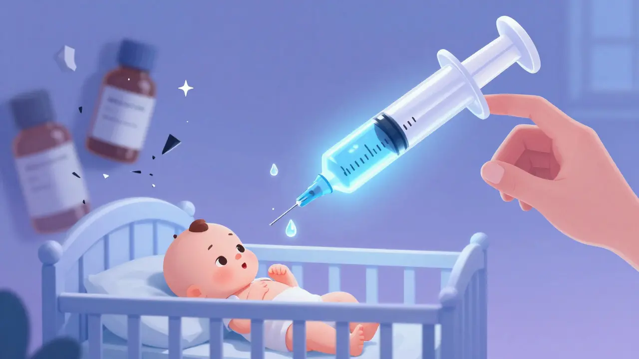 乳児の薬の安全な与え方：滴下、濃度、用量の正しい知識