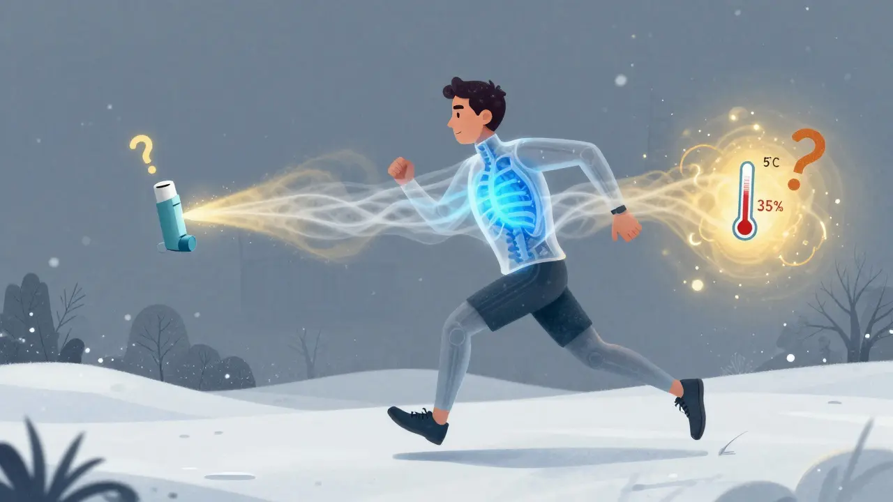 運動誘発性気管収縮：予防と吸入器の正しい使い方