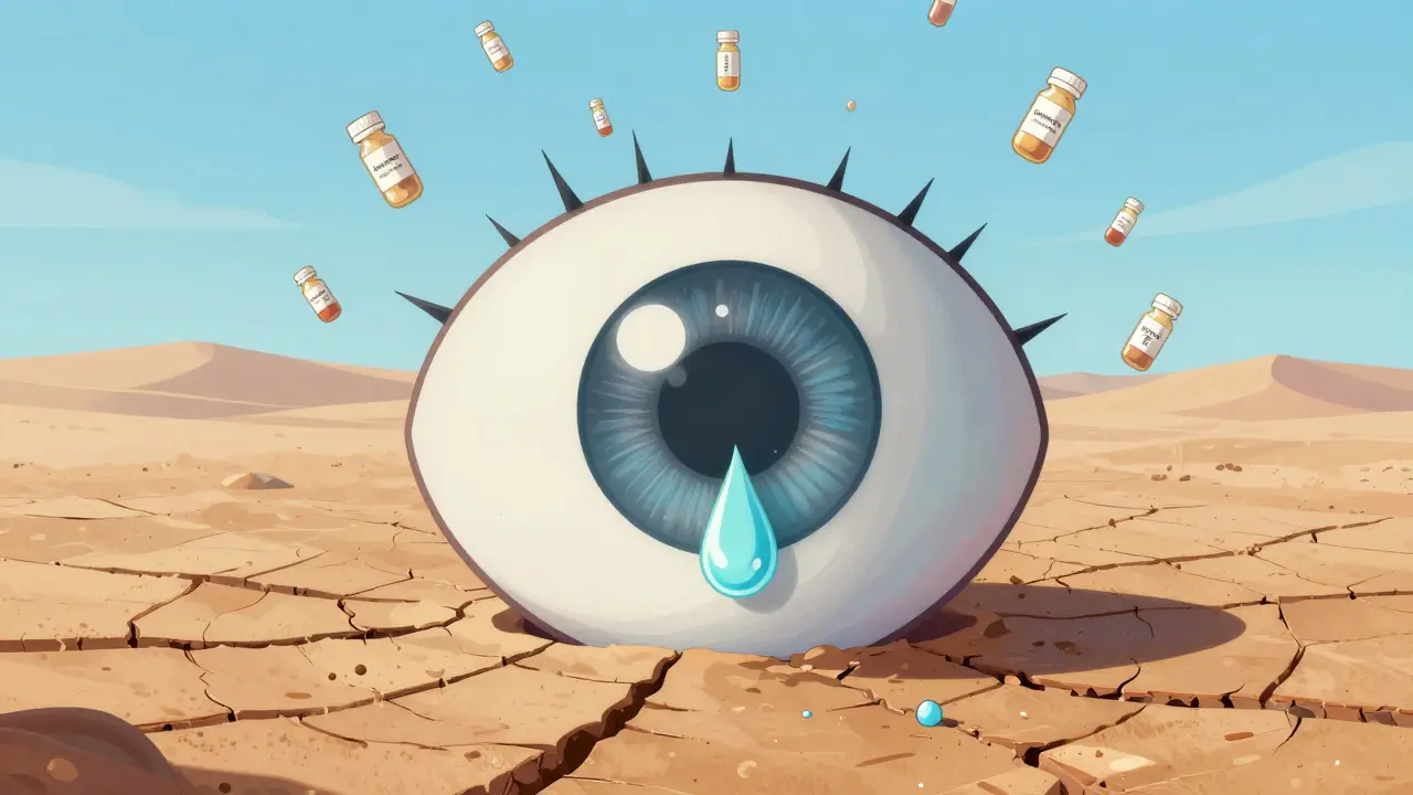 薬によるドライアイ：潤滑と生活習慣の改善法