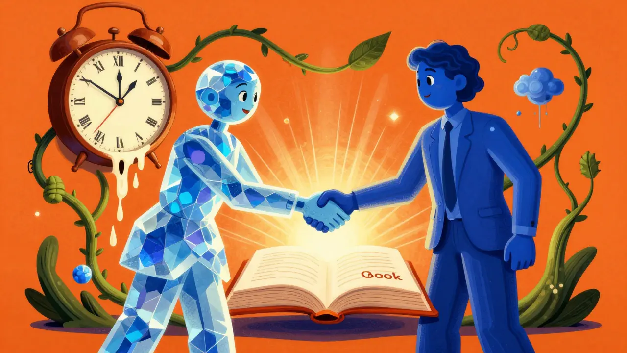 新薬開発の革新性とジェネリックの競争力の絶妙なバランスを象徴する抽象画